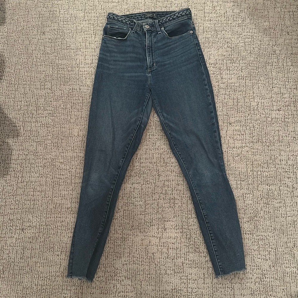 Abercrombie & Fitch High rise super skinny ankle Jean